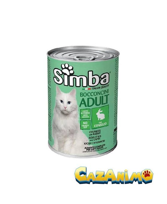  Simba Boulettes en sauce pour chats adultes au lapin 415g