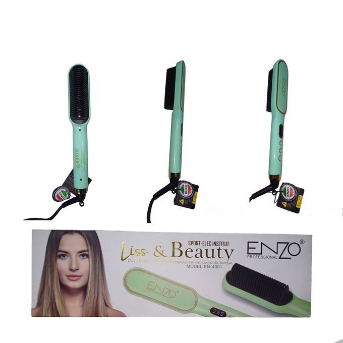  ENZO PROFESSIONAL Brosse lissante chauffante