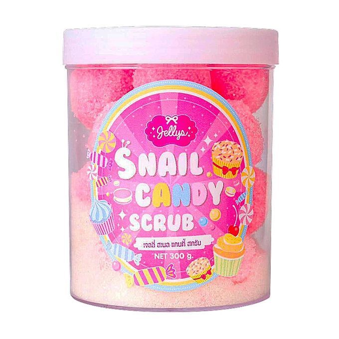  Gommage Snail Candy Scrub Balls 3-IN-1-Unification et éclaircissement et renouvellement des cellules de la peau-300 g