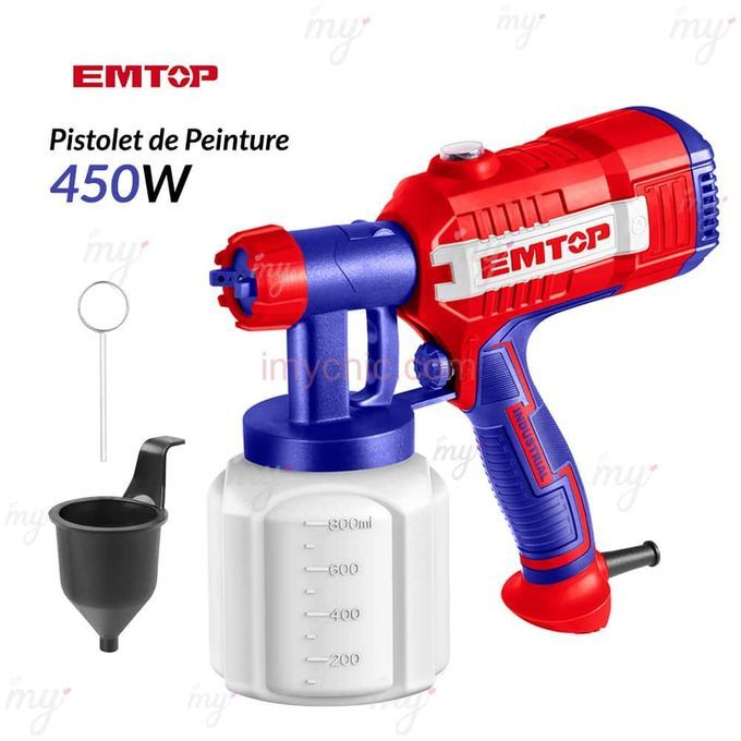  Super Pistolet de Peinture Pulvérisateur Électrique 450W