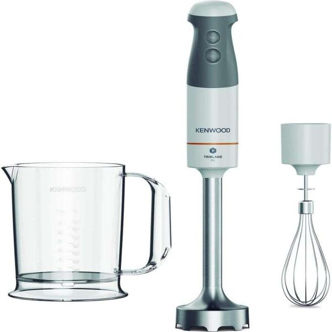  Kenwood Bras Mixeur 3 En 1 Triblade XL 850 Watt-blanc