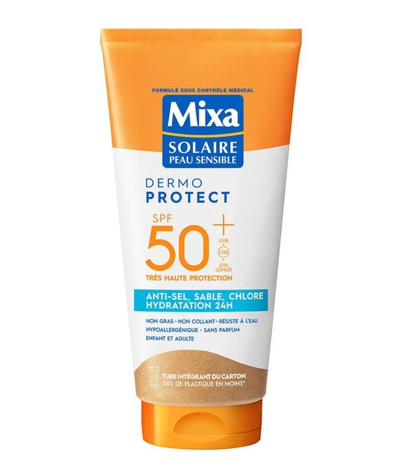  Mixa Protection Solaire Lait Anti-sel – Sable - Chlore et Hydratation SPF 50 Dermo Protect