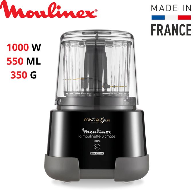 Moulinex Hachoir 5 En 1 Moulinette Ultimate - 1000 W 550 ML 350 G - DP810810