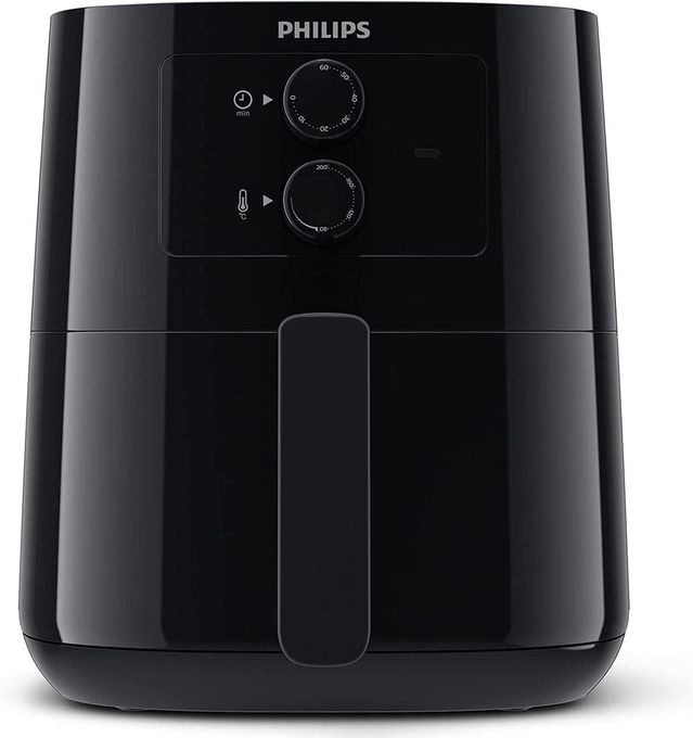  Philips Airfryer 4,1 Litres, Friteuse Sans Huile, Technologie Rapid Air,  Noir