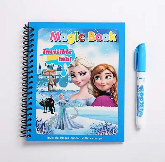 Livre de coloriage à l’aquarelle magique pour enfants,