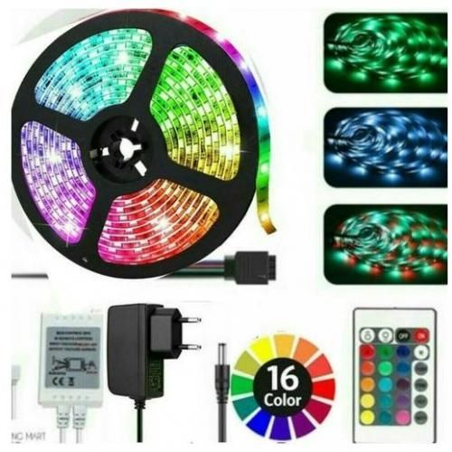  Ruban Led + Télécommande - Jeux De Lumière Multi Couleur