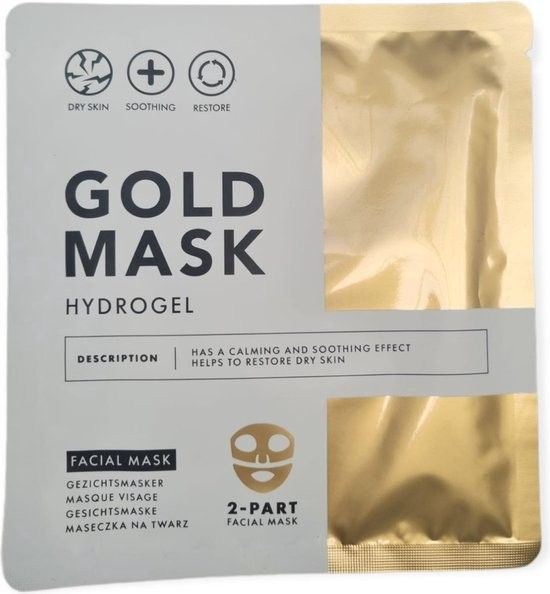  Gold Mask Masque d'Or 3 pièces Aide à Hydrater et Réparer la Peau Sèche