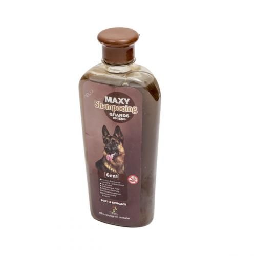  Animaxy Shampooing antiparasitaire grand chiens - Marron