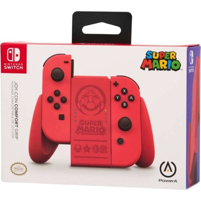  Nintendo Switch Joy Con Comfort Grip Mario Red - Pawer A / Switch