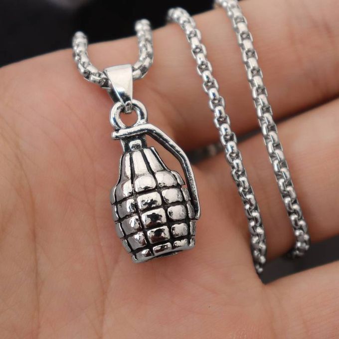  Collier pendentif Grenade pour Hommes