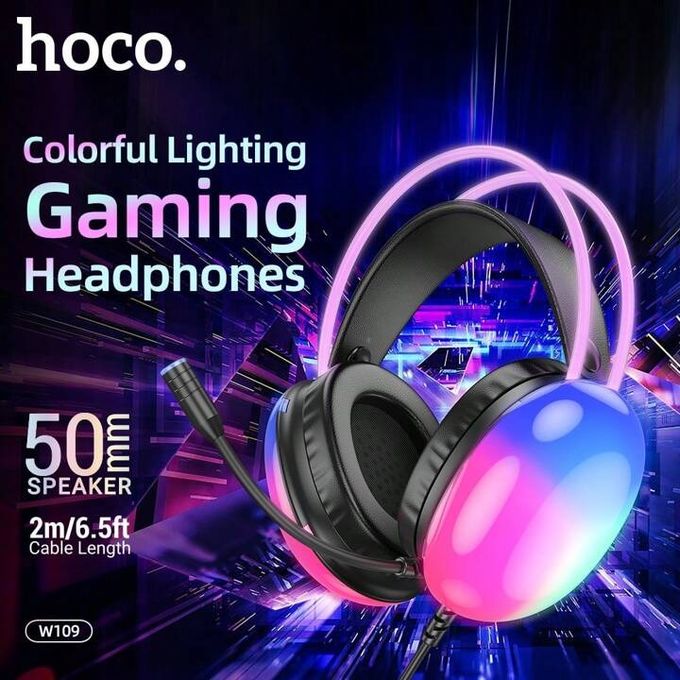  Hoco W109 - Casque Gaming Filaire RGB