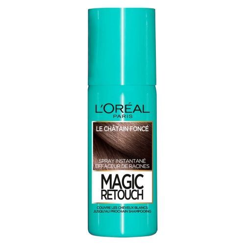  L'Oreal Paris Magic Retouch Spray Racines Coloration Cheveux Temporaire 75ml - 02 Châtain Foncé