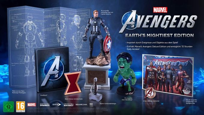  Playstation Marvel Avengers - Earth's Mightiest Collector's Edition /PS4