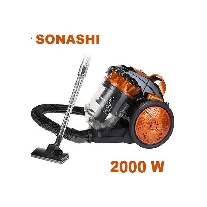  Sonashi Aspirateur Traîneau SVC-9028C - 2000 Watts - Réservoir 3 Litres orange