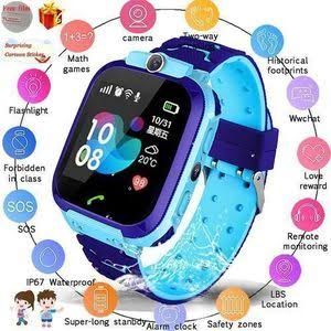  Montre Connectée Pour Enfants SMART 2030 C003 - Montre intelligente pour garçons et filles avec aide SOS - carte SIM - 14 jeux de puzzle - Musique - Lecteur MP3 MP4 - Caméra selfie HD