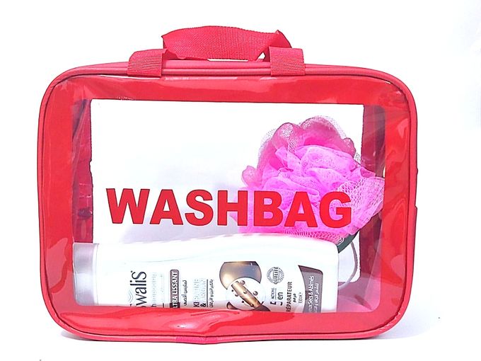  Trousse De Maquillage Rangement & Organisateur Étanche - Rouge