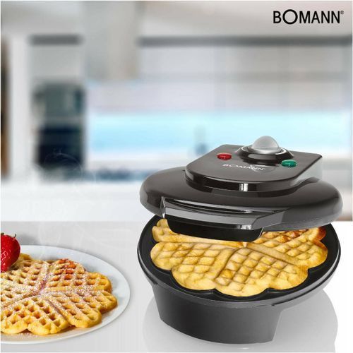  Bomann Gaufrier - 5 Gaufres - 1200 Watts - Wa 5018 Cb - noir