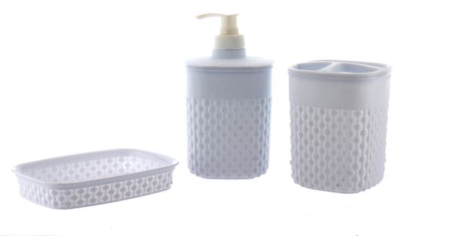  Ferdi Plast Ensemble d'accessoires de salle de bain 3pcs