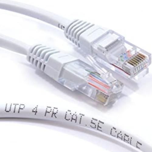  Capsys Cable Reseau Utp Cat.6E - 5M - Blanc