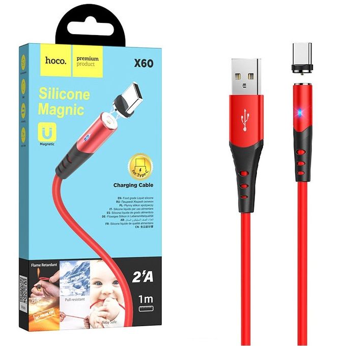  Hoco Câble de charge magnétique USB micro 2A 1m