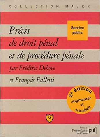  Publisher Précis De Droit Pénal Et De Procédure Pénale 2006 C15Dr