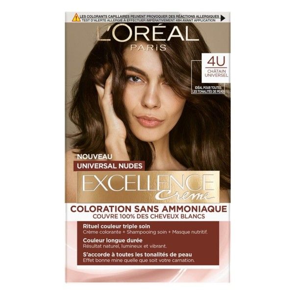  L'Oreal Excellence Créme Universal Nudes Coloration Chatain