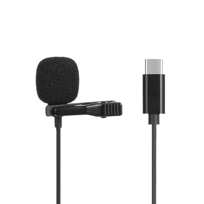  Microphone Cravate -UN-203 -1.5M -pour USB Type-c