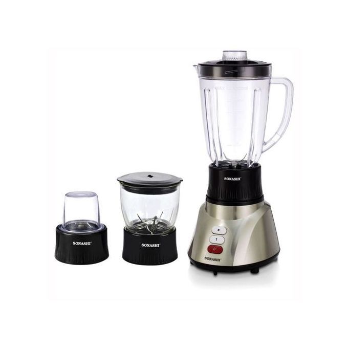  Sonashi Robot Blender Multifonction 3En1 400W 1.6L Sb-160 Noir/Gris