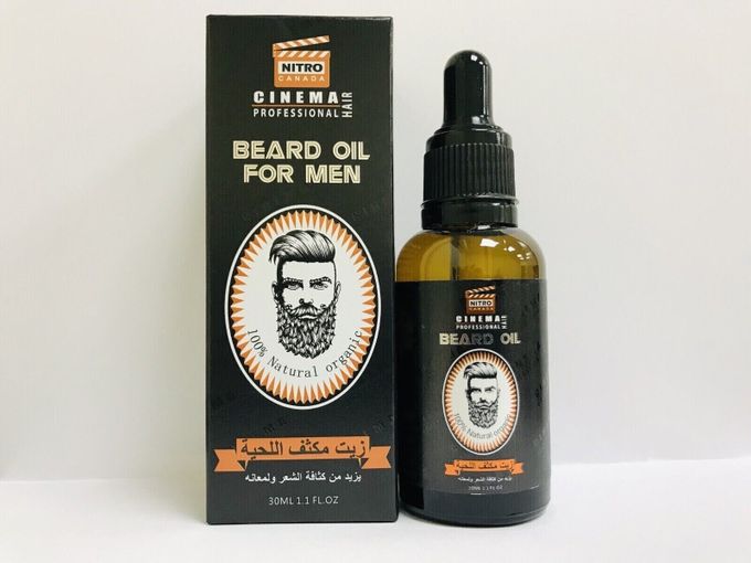  Nitro Cinema Solution Huile Pour Croissance De La Barbe - Accélère Régénération Du Poil 30Ml