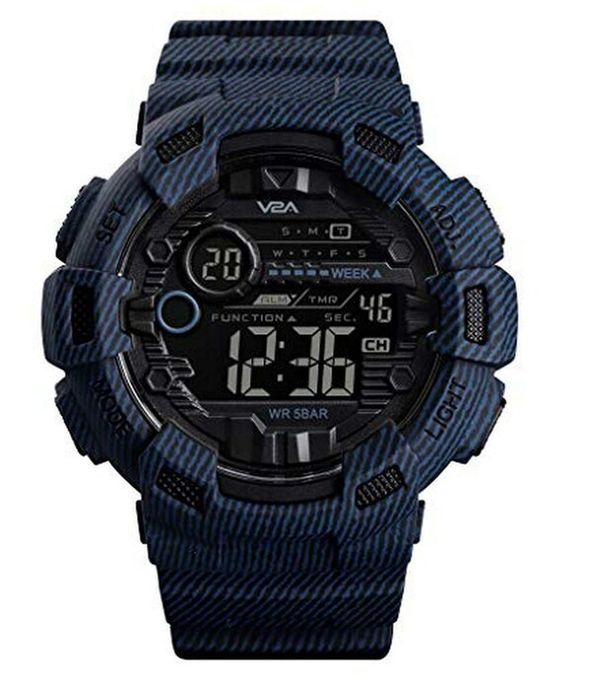  Skmei Montre Pour Homme 1472 - Sport Numérique - Étanche 5Atm -Multifonction - Bleu