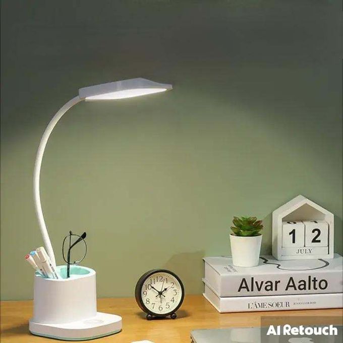 Lampe de bureau avec 3 niveau de luminosité et charge tel pivotant 360°