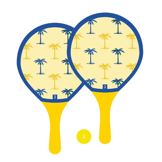  Decathlon SET RAQUETTES BEACH TENNIS WOODY RACKET - SANDEVER