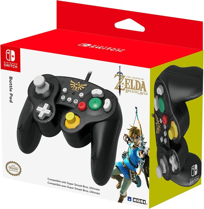  Nintendo Manette Smash Bros ZELDA Filaire - Hori /Switch