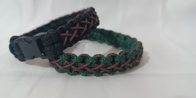  Artizen Lot de 2 bracelets en macramé avec motifs