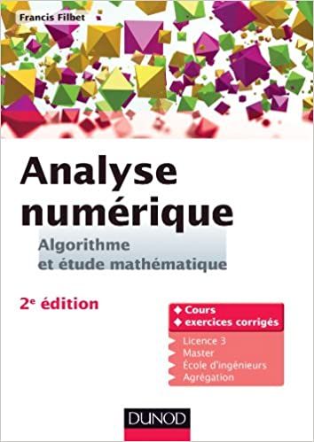  Publisher Analyse numérique. algorithme et étude mathématique  C4 math.