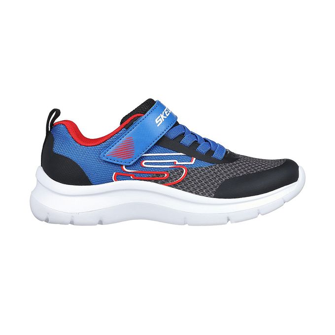  Skechers Basket Garçon - S403879L/RYBK - Noir/Bleu/Rouge