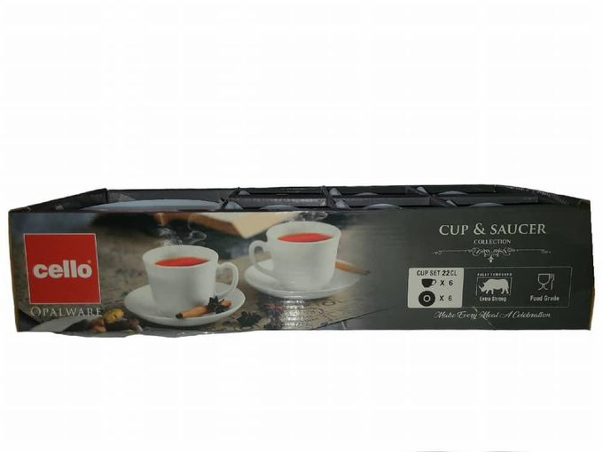  Cello Tasse et Sous tasse Copa 22cl