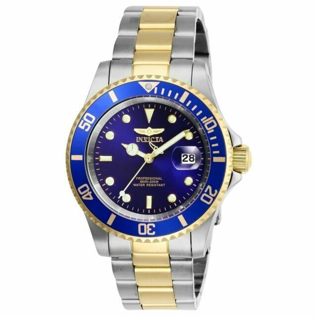  Invicta montre -homme - acier - blue+gold - 26972