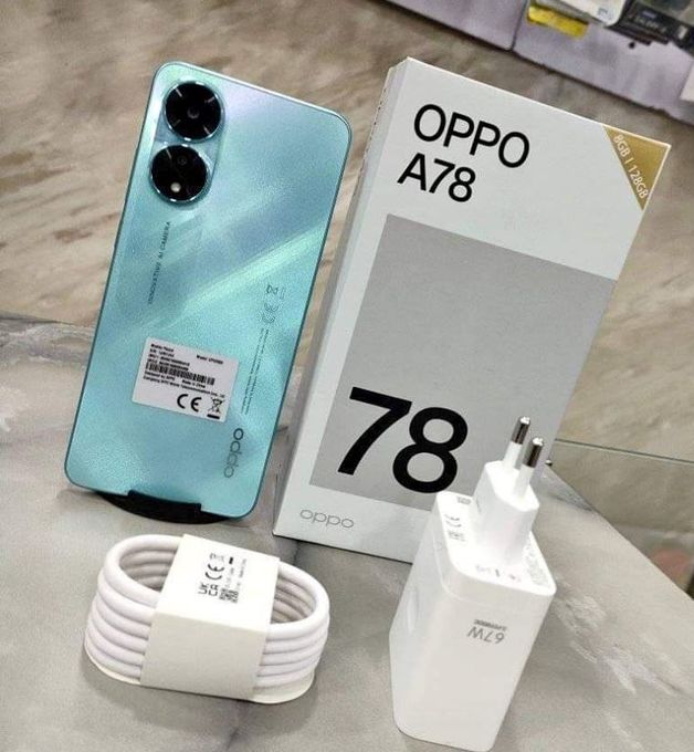  Oppo A78 - 8Go+ 128Go - 6,43" FHD+ AMOLED 90Hz- 5000mAh - Aqua Green