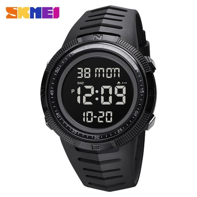  Skmei Montre Pour Homme 1632 - Sport Numérique - Étanche 5Atm -Multifonction - Noir