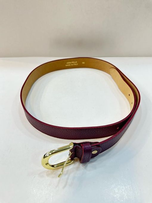 Milano Ceinture Pour Femme En Véritable Cuir Fabrication En Italy