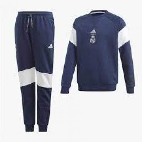  Adidas Real Madrid Crew Ensemble Junoir Garçon