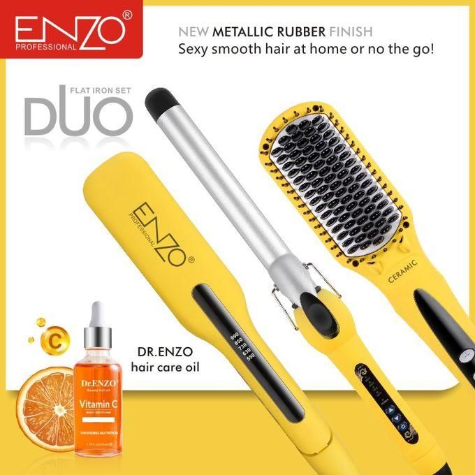  ENZO PROFESSIONAL  fers à lisser pour Cheveux en-3955w