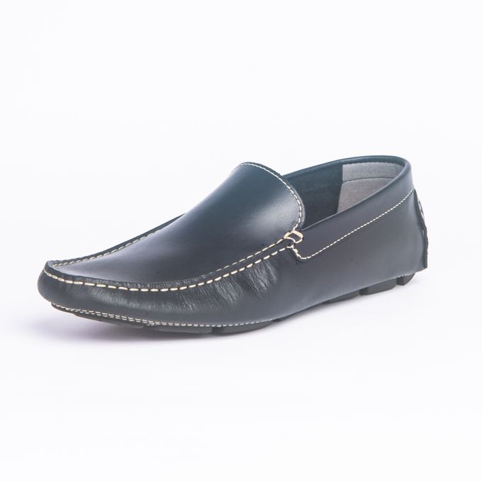  Vestex Mocassins En Cuir - Bleu Marine