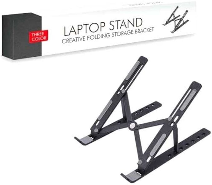  Laptop Stand Creative Folding Storage Bracket Noir