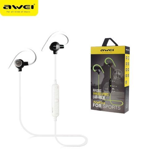  Awei Ecouteur Sans-fil Bluetooth AWEI A620BL aimant Crochet oreille Sport microphone