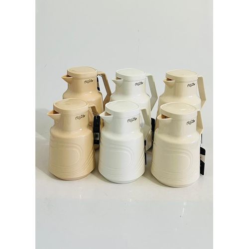  Alsie Thermos 2 Pièces Blanc pour Café et Lait beige foncé