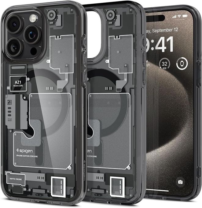  Spigen Pochette Ultra Hybrid Coque MagSafe Antichoc Protection Pour iPhone 15 Pro Max