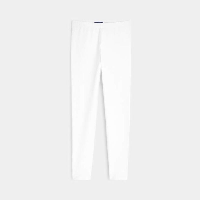  Okaidi Legging Uni - Fille - Blanc