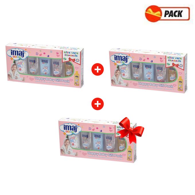  Imaj Kit Nouveau-né Fille : 2 Coffrets Soin Bébé Fille Acheter = 1 Coffret Fille Offerte